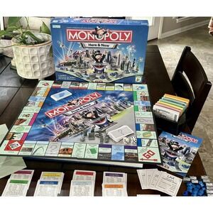 Parker Brothers Monopoly Here & Now Edition Board Game 2006 Themed Complete